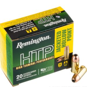 20 Rounds of .380 ACP Ammo by Remington HTP - 88gr JHP
