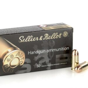 1000 Rounds of .45 ACP Ammo by Sellier & Bellot - 230gr FMJ