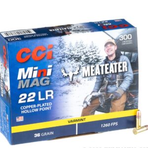 300 Rounds of .22 LR Ammo by CCI Mini-Mag MeatEater - 36gr CPHP