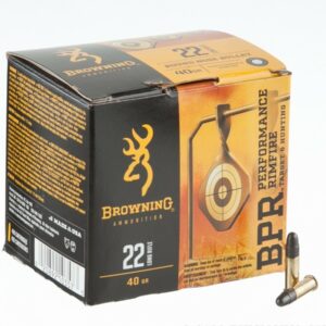 400 Rounds of .22 LR Ammo by Browning Performance Rimfire - 40gr LRN