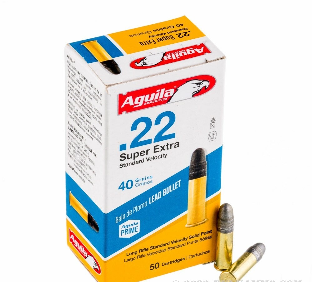 2000 Rounds of .22 LR Ammo by Aguila Super Extra - 40gr LRN