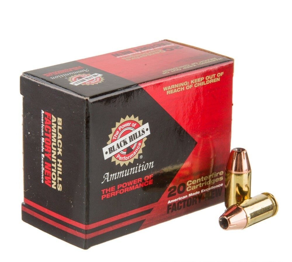 20 Rounds of .380 ACP Ammo by Black Hills Ammunition - 90gr JHP