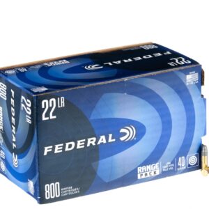 800 Rounds of .22 LR Ammo by Federal Champion - 40gr LRN