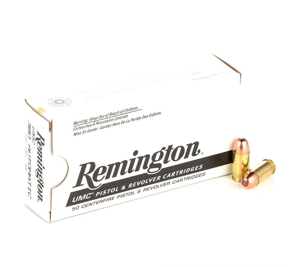 1000 Rounds of .380 ACP Ammo by Remington - 95gr MC