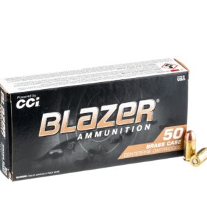 1000 Rounds of .380 ACP Ammo by Blazer Brass - 95gr FMJ