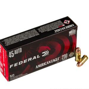 1000 Rounds of .45 ACP Ammo by Federal American Eagle - 230gr FMJ