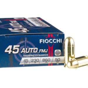 500 Rounds of .45 ACP Ammo by Fiocchi - 230gr FMJ