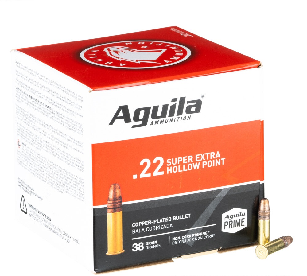 2000 Rounds of .22 LR Ammo by Aguila - 38gr CPHP