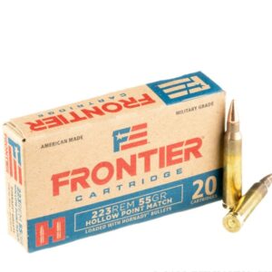 500 Rounds of .223 Ammo by Hornady Frontier - 55gr HP Match