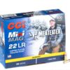 3000 Rounds of .22 LR Ammo by CCI Mini-Mag MeatEater - 36gr CPHP