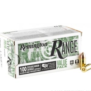 600 Rounds of 9mm Ammo by Remington Range - 115gr FMJ