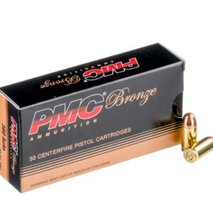 1000 Rounds of .380 ACP Ammo by PMC - 90gr FMJ