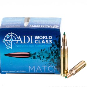 200 Rounds of .223 Ammo by ADI World Class - 55gr BlitzKing