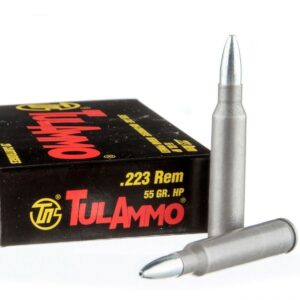 20 Rounds of .223 Ammo by Tula - 55gr HP