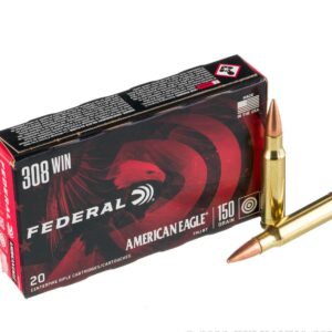 500 Rounds of .308 Win Ammo by Federal - 150gr FMJBT