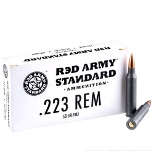 20 Rounds of .223 Ammo by Red Army Standard - 55gr FMJ