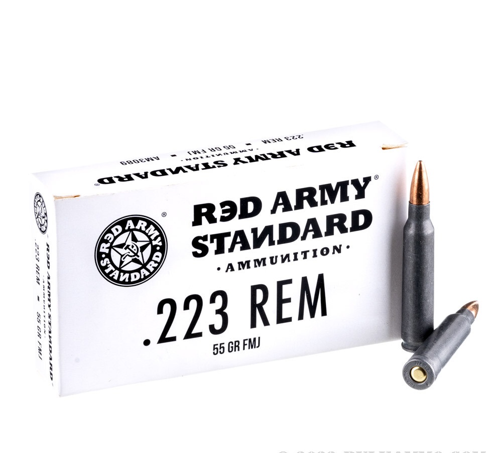 20 Rounds of .223 Ammo by Red Army Standard - 55gr FMJ