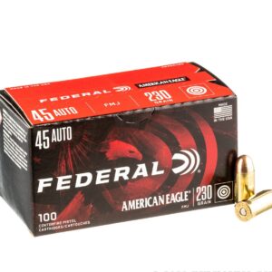 500 Rounds of .45 ACP Ammo by Federal American Eagle - 230gr FMJ