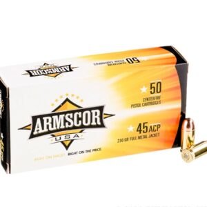50 Rounds of .45 ACP Ammo by Armscor USA - 230gr FMJ