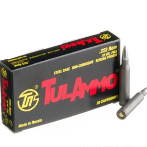 1000 Rounds of .223 Rem Ammo by Tula - 55gr FMJ