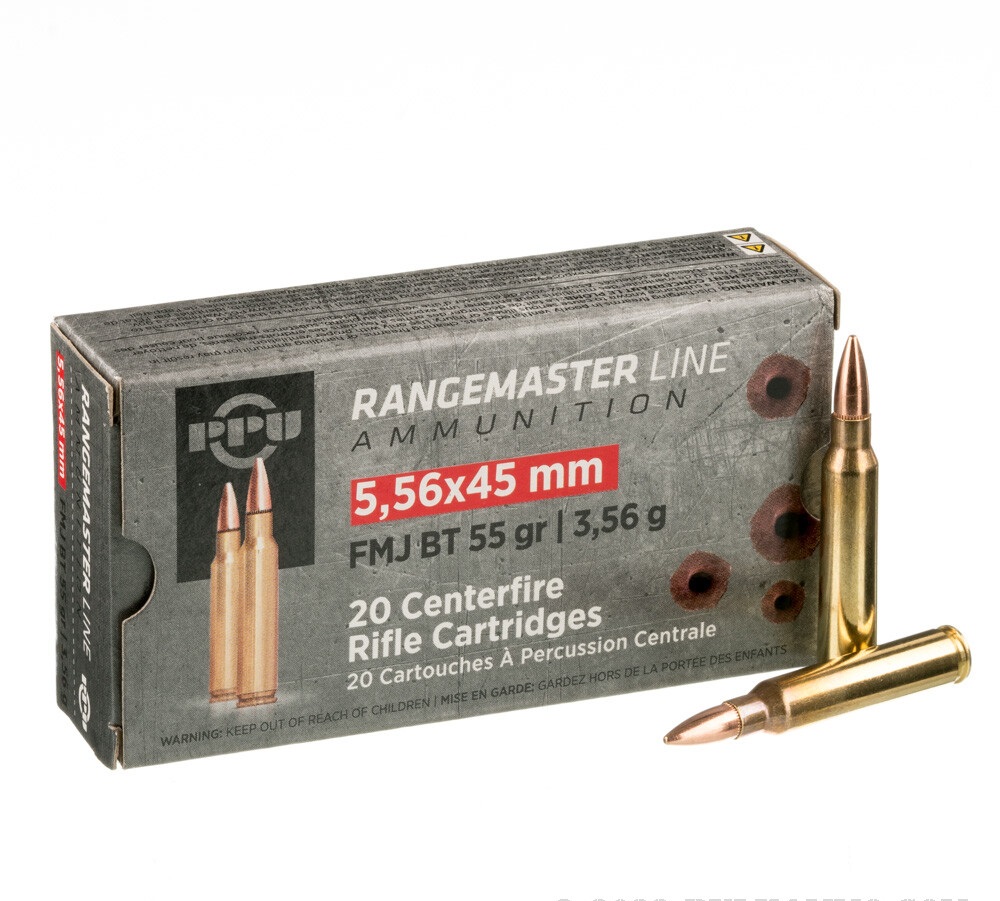1000 Rounds of 5.56x45 Ammo by Prvi Partizan Rangemaster - 55gr FMJBT