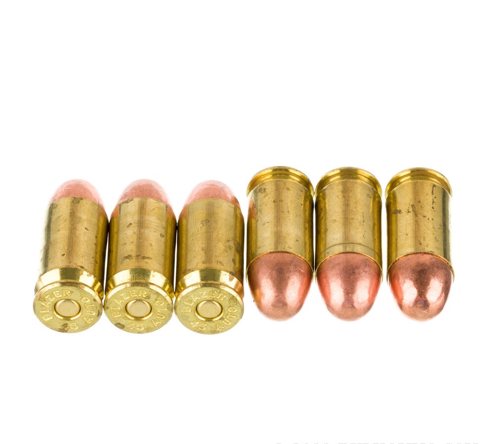 1000 Rounds of .45 ACP Ammo by Blazer Brass - 230gr FMJ - Image 2