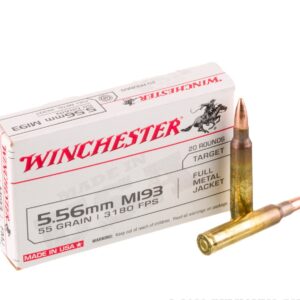 1000 Rounds of 5.56x45 Ammo by Winchester USA - 55gr FMJ M193