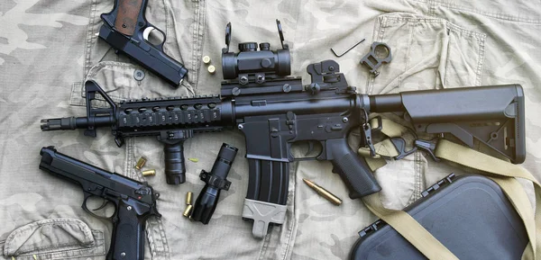 depositphotos 150881800 stock photo weapons and military equipment for